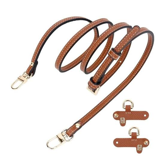 Регулируемый комплект ремней для сумки, искусственный кожаный плечевой ремень с металлическими пряжками, сменный ремень для сумки через плечо для женской мини-сумки через плечо