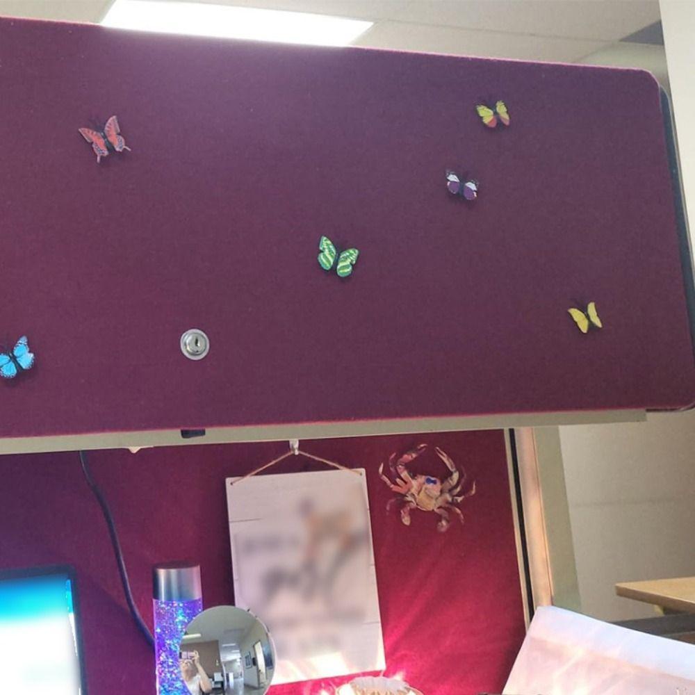 30 шт. DIY Цветные Бабочки Кнопки-Гвоздики Творческие Кнопки-Гвоздики для Доски Декоративные Гвоздики Канцелярские Товары