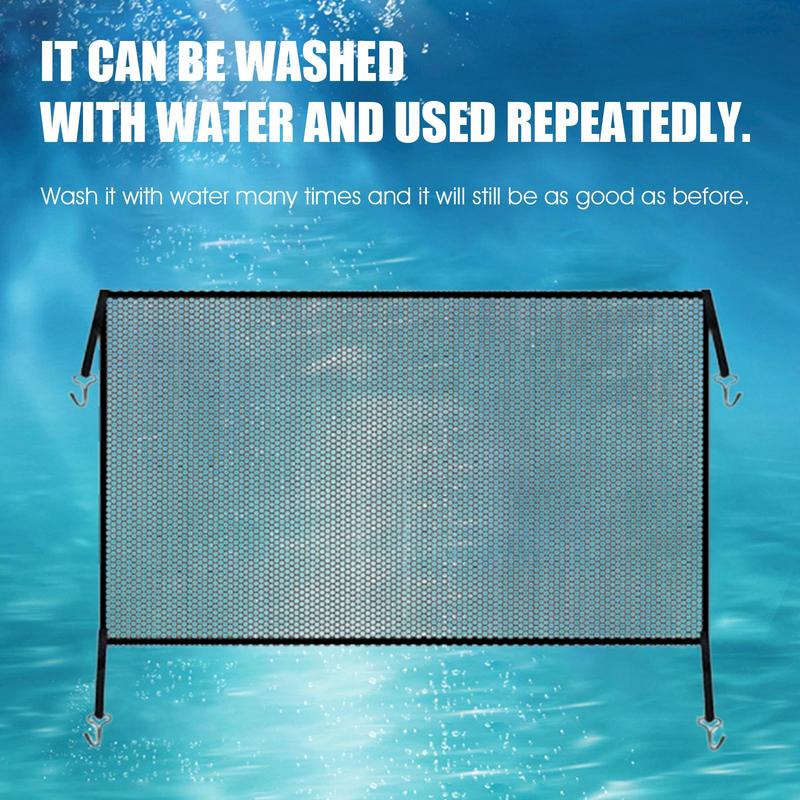 1 шт. черная сетка для защиты радиатора автомобиля от засорения, барьерная сетка от насекомых, защитная сетка для конденсатора автомобиля, сетка-репеллент от насекомых