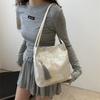 Women S Embroidered Large Capacity Single Shoulder Tote Bag For Summer Commute