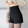 Женские черные шорты-клеш с высокой талией - Летний корейский стиль