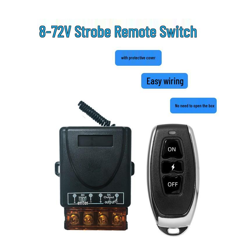 12 В-36 В постоянного тока автомобильный гудок и светодиодный прожектор беспроводной пульт дистанционного управления