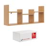 Wall Hanging Shelf, Bookcase - No. 18 white