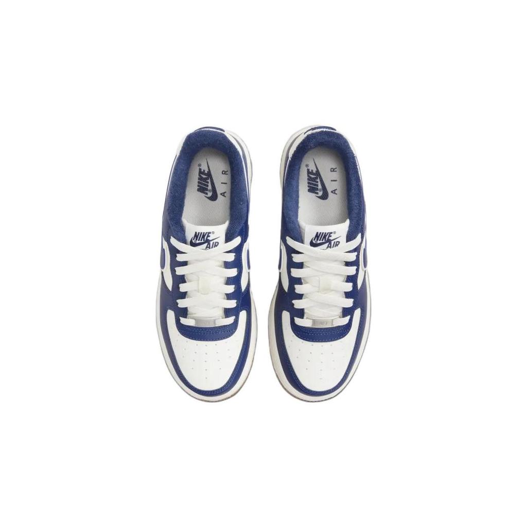 Nike Air Force 1 LV8 3 GS College Pack - Midnight Navy Kids Sneakers Blue Sail Gum-Medium-Brown DQ5972-101
