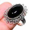 Black Onyx Handmade 925 Sterling Silver Jewelry Ring Size 9.5 M3B83
