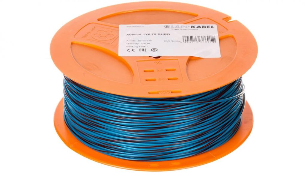 Installation Cable X05V-K 0.75 Blue/Red 4512252S /250M/