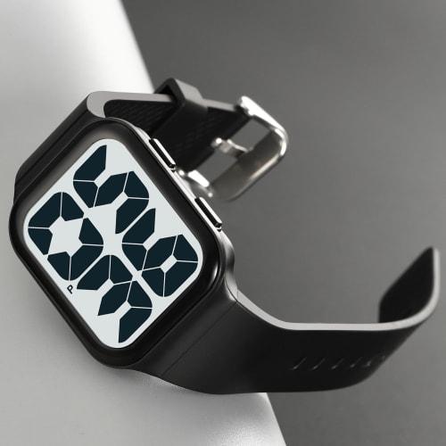 Zolohoni Men's Waterproof Digital Watch with Oversized Numerals, Black & White, for Seniors and Senior Women