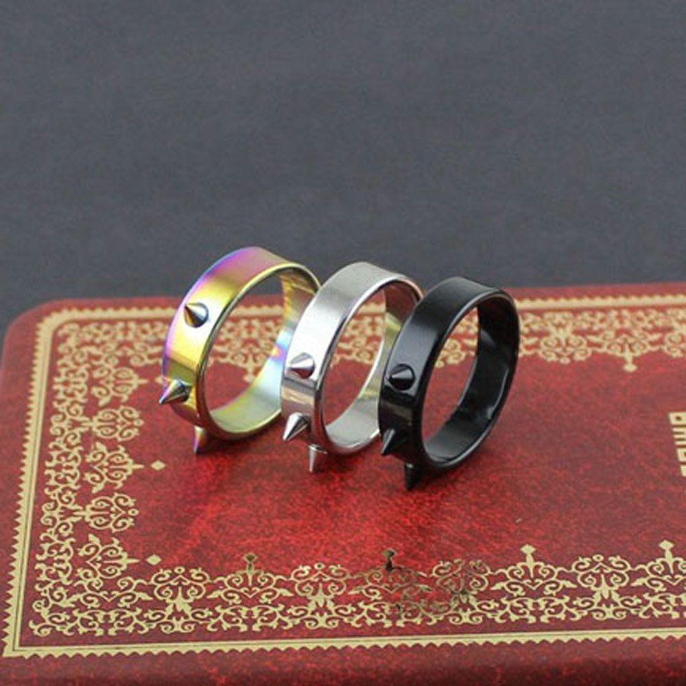 Модные Защитные Выживание Мужские и Женские Шипы Модные Аксессуары Ювелирные Изделия Кольцо на Палец Кольцо на Большой Палец