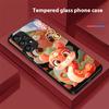 Новый мультяшный змей для Samsung Galaxy S10 20 Plus 21 FE 22 23 24 FE 25 Ultra черный чехол для телефона из закаленного стекла твердый чехол