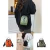 Simple Color Blocked Women Casual Drawstring Water Bottle Bag For Daily Use