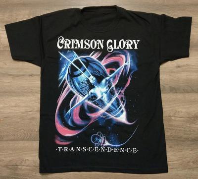 CRIMSON GLORY Футболка с принтом Transcendence Подарок для фанатов Размеры от S до 5XL CB1049.webp Унисекс Футболка
