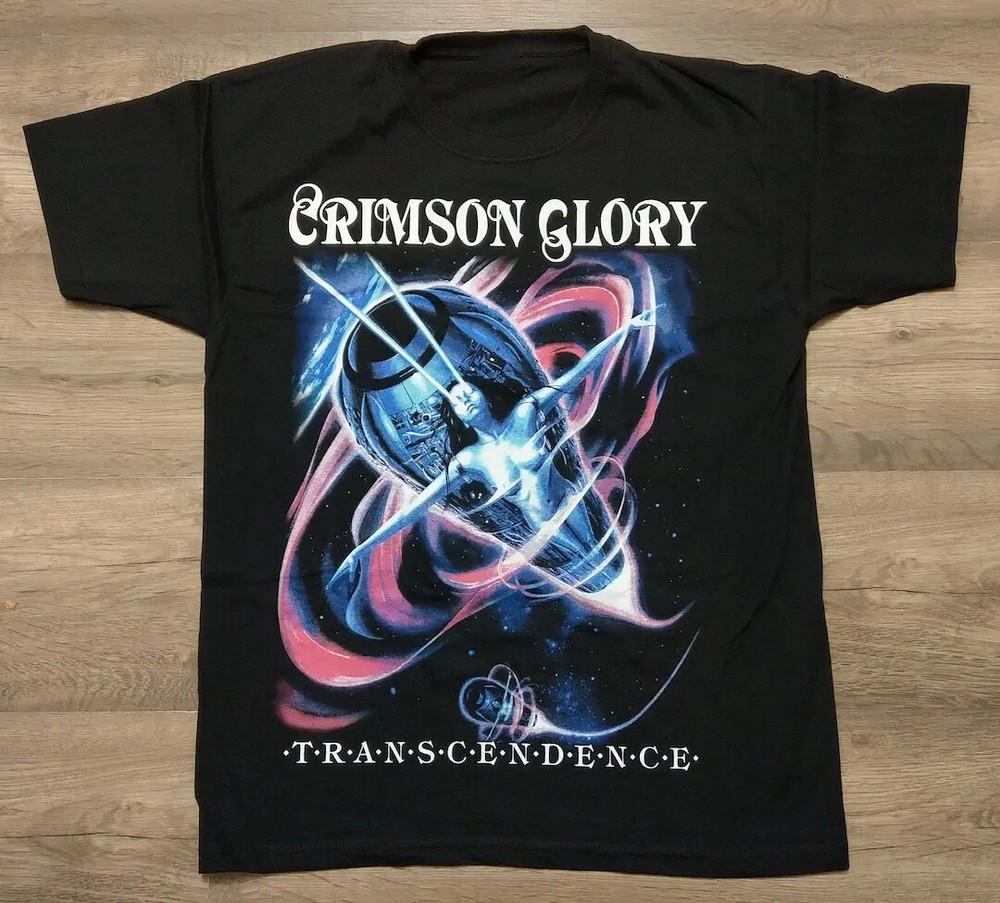 CRIMSON GLORY Футболка с принтом Transcendence Подарок для фанатов Размеры от S до 5XL CB1049.webp Унисекс Футболка