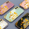 Красочные печатные узоры с квадратным краем корпуса с покрытием корпуса телефона Роскошное покрытие Мягкий чехол для телефона для iPhone Motorola Moto OnePlus Samsung