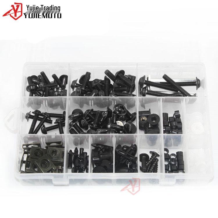 BMW Motorcycle Universal Fairing Windshield Bolt Kit - Multi-color Screws