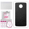 apgo Protective Skin Sticker for the Back Compatible with Motorola Moto Z Play, Wrap Film, Foil, Vinyl - Pattern Black Honeycomb