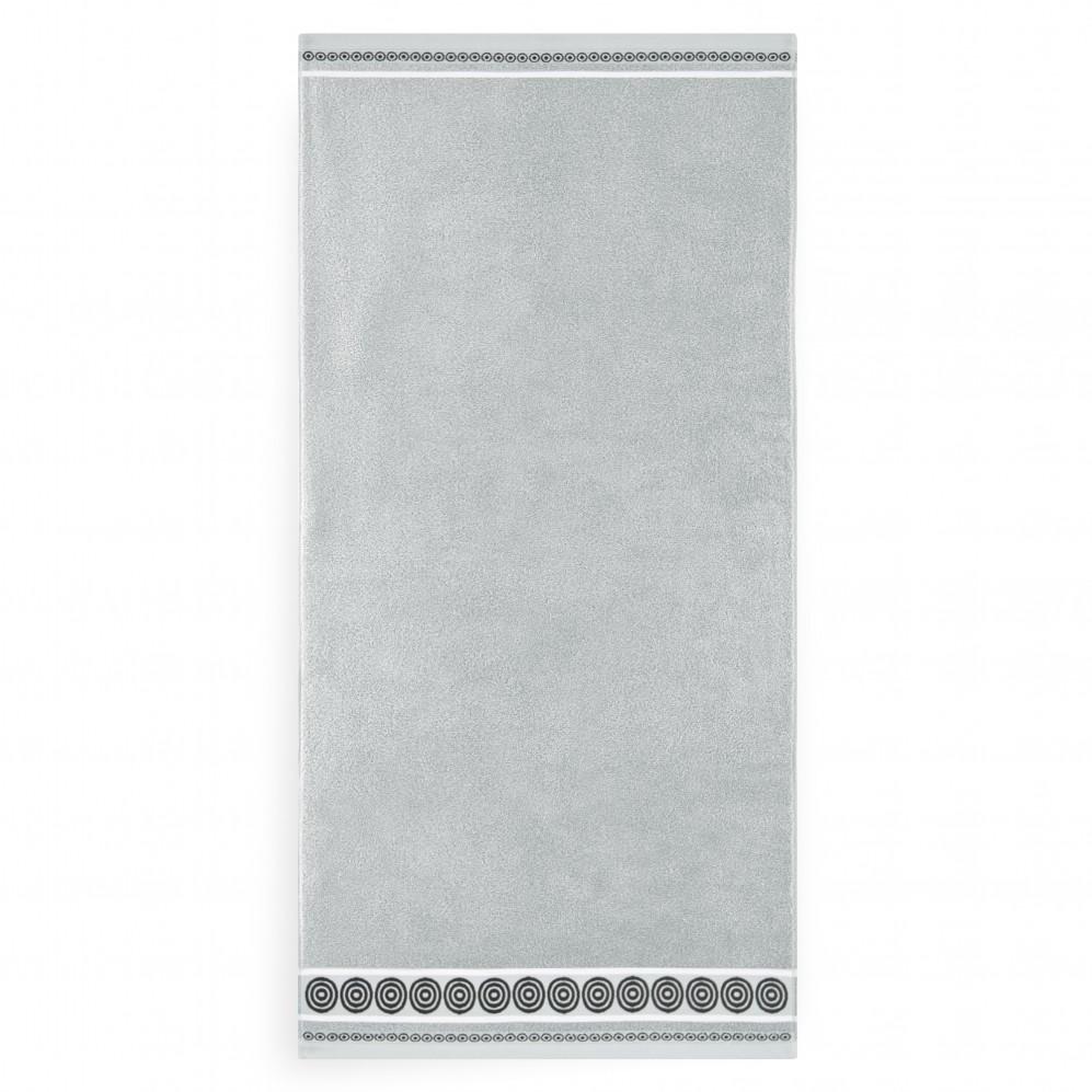 Zwoltex Rondo2 Large Absorbent Bath Towel With Embroidery Ecru 450G 70X140Cm