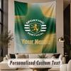 Custom Text Tapestry Sporting CP Print Wall Tapestry Indoor Living Room Wall Decor