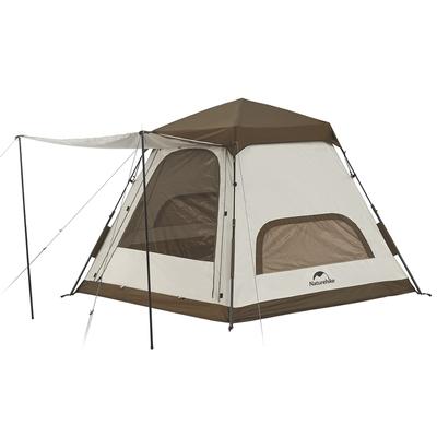 Naturehike Палатка One Touch для 5 человек, парковая палатка типа «лодж», для кемпинга, простая в установке, защита от ультрафиолета, отдельно стоящая, двухслойная, водонепроницаемая, 2 передних