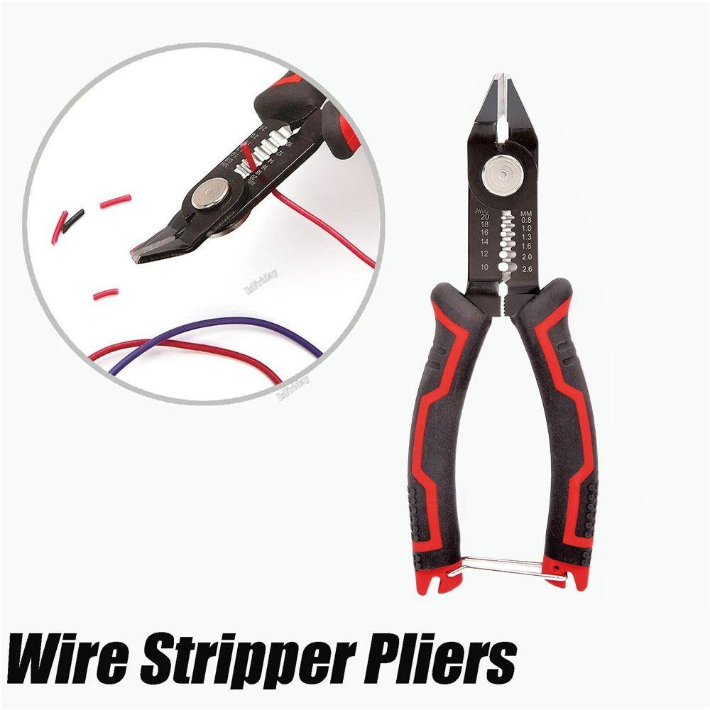 Fast Cutting Wire Stripper Pliers Clamping Cable Wire Crimping Electrician Repair Tools