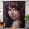 Блэкаут кухонные шторы для гостиной занавеска женщина-эльф домашние интерьерные шторы 2 штуки шторы тюль для спальни перегородка