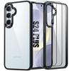 Case - Booling - for Samsung Galaxy S24 Plus - Shockproof - Transparent Hard Back - 2 Tempered Glasses