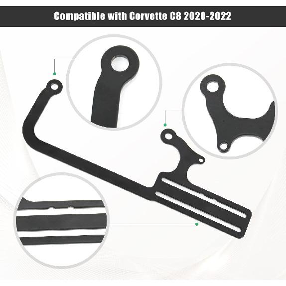 RYANSTAR RACING 304147 Carburetor Throttle Cable Mount EZ-EFI Cable Mount Kit Compatible TH350 C10 700R4, Automatic Transmission TV Cables