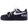 Nike Air Force 1 Abrasion Resistant Balance Abrasion Resistant Balance Low top Skateboard Shoes Unisex Black White CW2288-001(Team55-S-BOX)