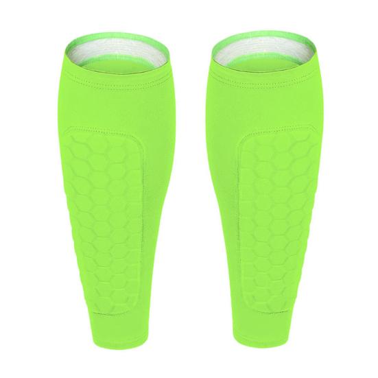 Футбольные щитки для детей и подростков, компрессионный рукав для икр с сотовыми вставками, защита икр для футбола