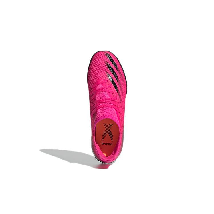 adidas Детские кроссовки X Ghosted.3 TF J Shock Pink Core-Black Screaming-Orange FW6927
