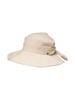Beulaunhaes Wide Hat With Back Ribbon Accent