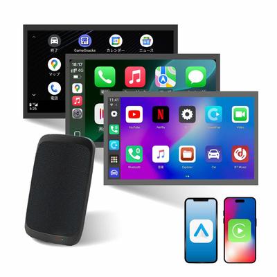 Совместимо с CarPlay и Android Auto Новая медиабокс на Android 13 с большим объемом памяти Совместимо с автомобилями 2016 года выпуска и старше с оригинальным проводным разъемом