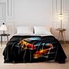 Colorful Koi Fish in Water Artwork Blanket Flannel blanket for bedroom, living room, sofa, and nap sofas