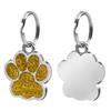 Pet Supplies Dog Paw Print Anti-lost Tag Zinc Alloy Loose Powder Pendant Accessories