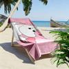 Moomin Art Print Beach Towel, Large Soft Quick Dry Towel for Beach Camping Swimming