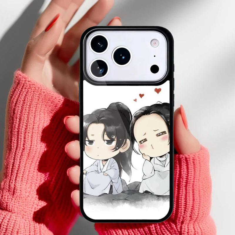 Чехол-бампер Chibi Word Of Honor для iPhone 17 16 15 14 13 Pro Max Задняя крышка для 12 11 Pro Coque