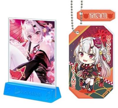 Ichiban Kuji Hololive vol.3 Мини-артборд и прозрачный двойной брелок Хякуки Аямэ