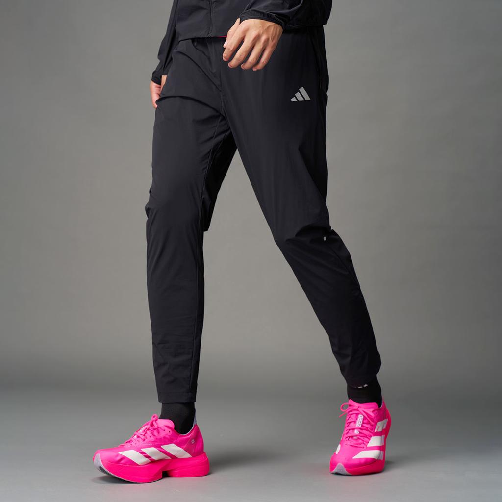 adidas RUN M WV СПОРТИВНЫЕ БРЮКИ Мужские Черные KC0380