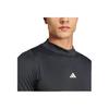 Adidas Футболка с длинным рукавом Cold.Rdy Tech Fit Solid Logo Print Training, мужские топы, черная IN5584