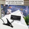 EU/US Plug 360 Degree Flexible Desk Lamp Holder E27 Heating Reptile Lamp Holder UVA+UVB Clip-on Bulb Cover for Pet Light 1/2pcs
