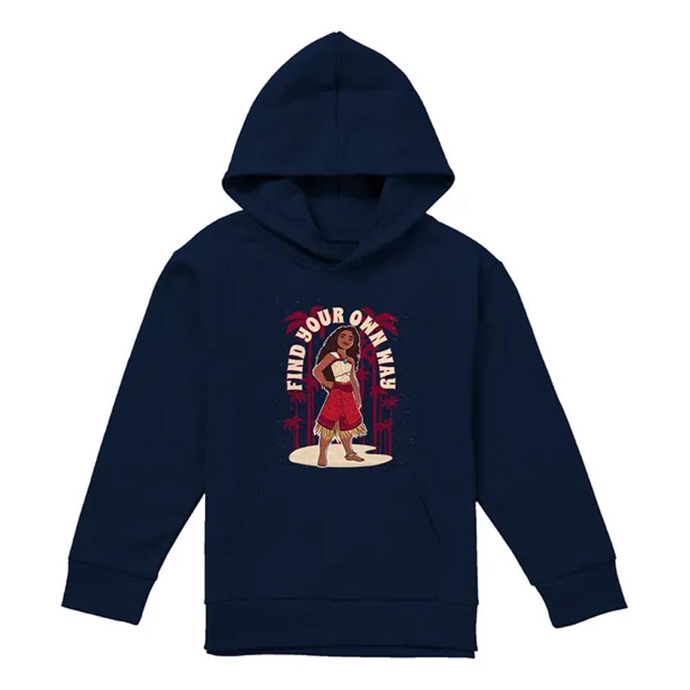 Moana 2 Childrens/Kids Find Your Own Way Pullover Hoodie