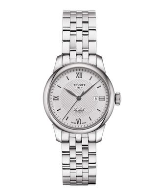 Женские автоматические часы Tissot Le Locle с браслетом (T0062071103800) - Серебряный циферблат