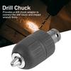 1/2--20UNF Drill Chuck Drill Chuck 2-13mm Keyless Drill Chuck 1/2"-20UNF with 1/2 Chuck Adaptor for Impact Wrench Conversion