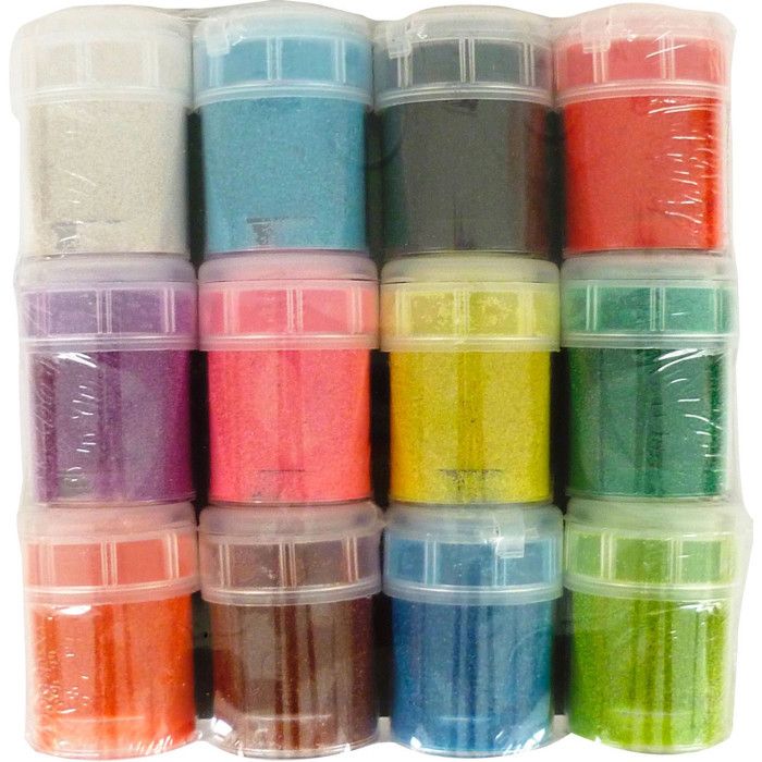 Pot de sable Assortiment de 12 pots (12 x 45 g)