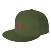 Fashion City on Mars Red Planet Space Flat Brim Sun Hat  Denim Dad Hat Summer Women Hat