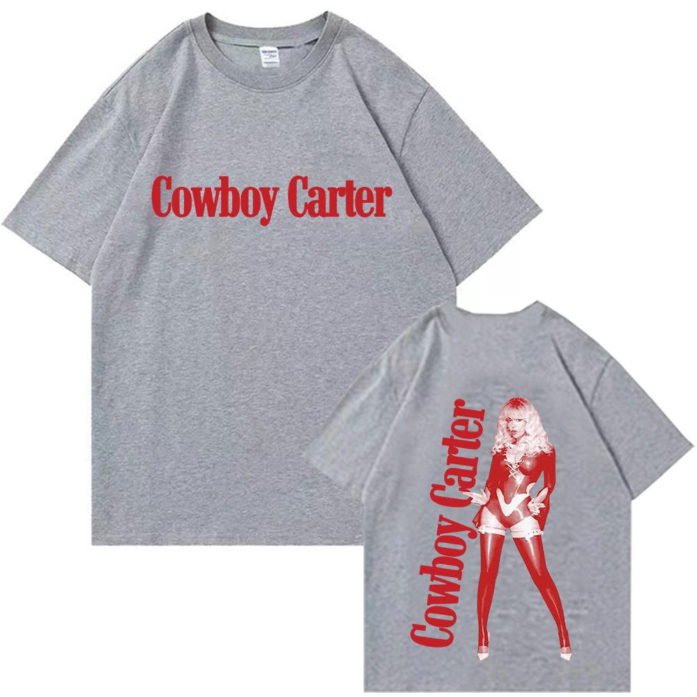 Beyonce Cowboy Carter 2025 T-shirt Man Women Harajuku O-neck Summer Casual Fashion High Quality Loose Street T-shirt Unisex