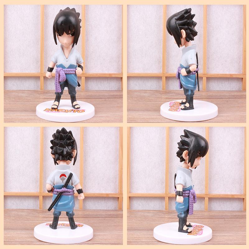 Модели Q-версии Узумаки Наруто Шиппуден Аниме ПВХ Фигурка Хатаке Какаши Статуэтка Наруто Коллекционные игрушки Подарки Figma