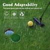 Golf Putting Cup and Grass Style Cover Set for Backyard Practice, Round Cup with Removable Cap and 3-Hole Base Design