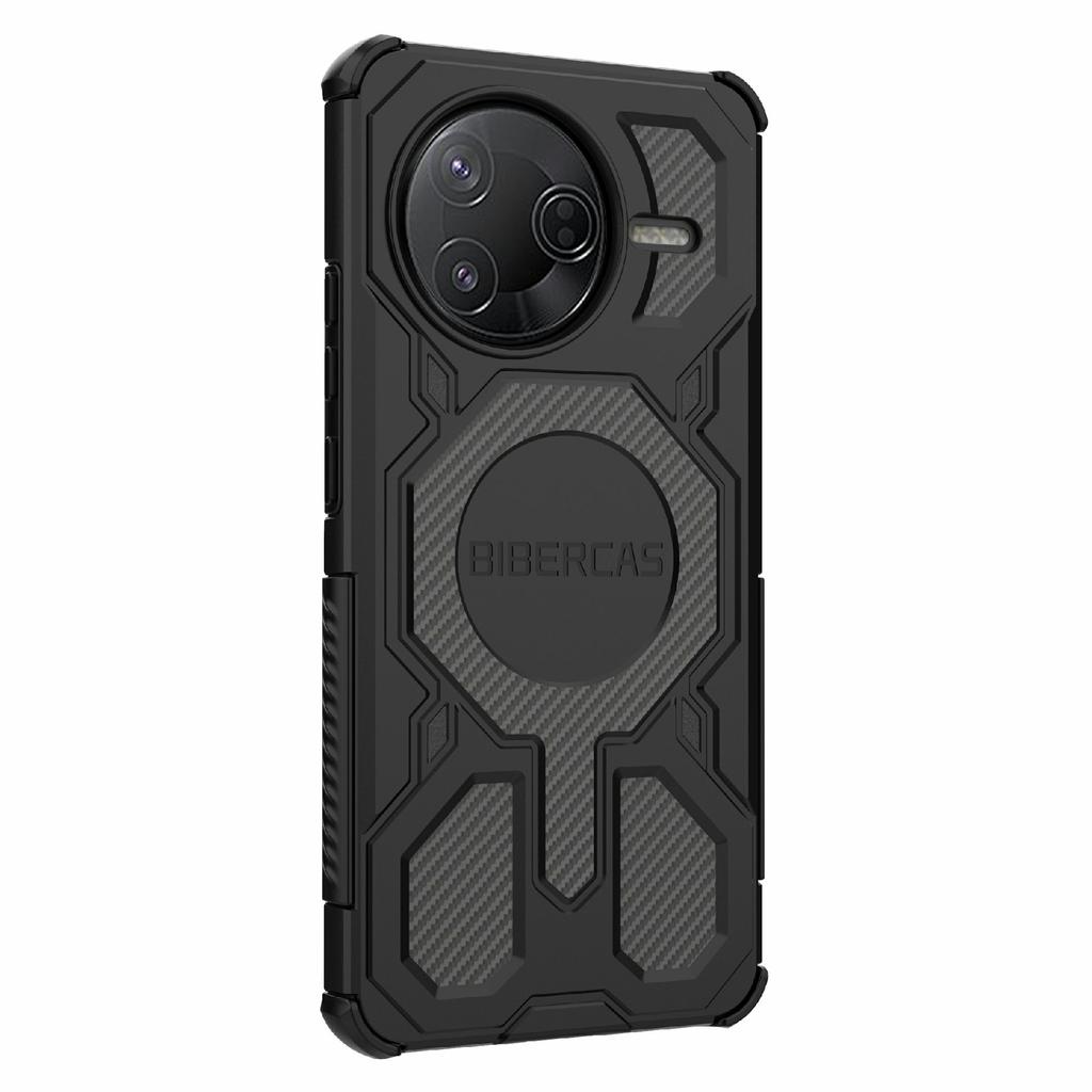 BIBERCAS J-16 Series For Xiaomi Redmi K80 5G/Poco F7 Pro 5G Case Compatible with MagSafe Anti Drop TPU+PC Phone Cover