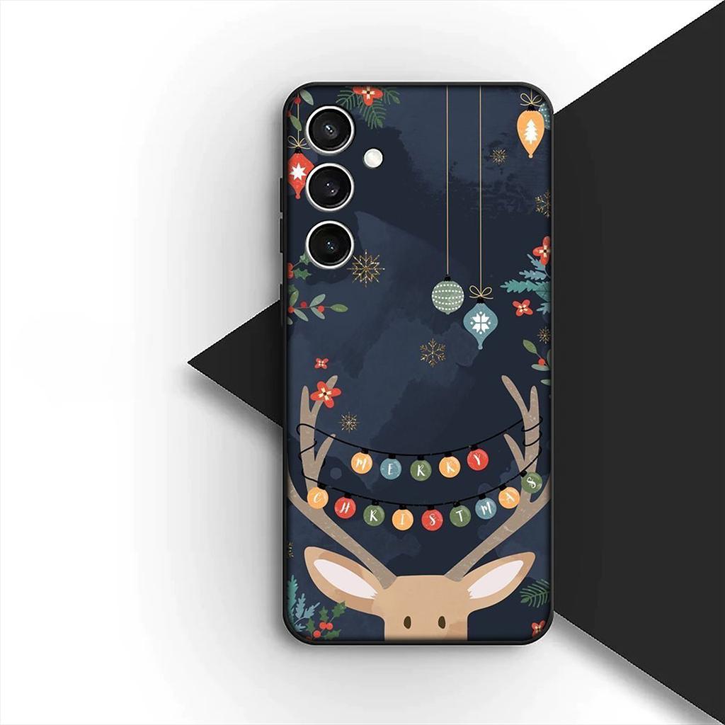 Счастливого Рождества Елка Олень Снег Подарок Чехол для Телефона для Xiaomi Redmi Note 14 13 Pro Plus ProPlus 13C 14C Pro+ 5G Защитный Чехол