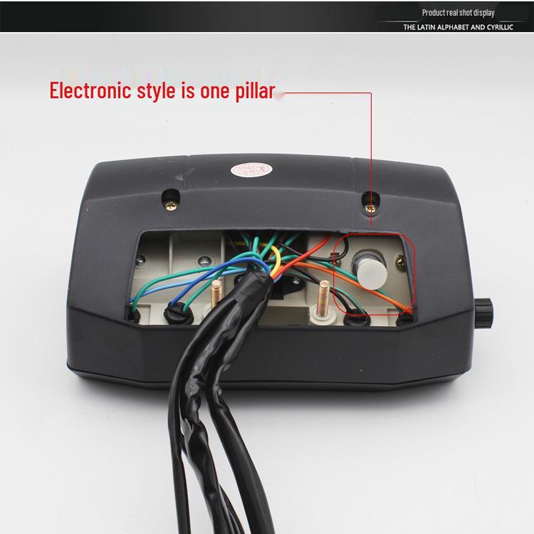 WY125-A-C-F Приборная панель для мотоцикла Wuyang - Механико-электронная, Совместима с указателем уровня масла и одометром